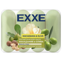 Косметическое мыло Макадамия и олива 4*70г