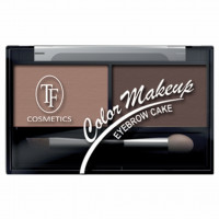 Набор теней для коррекции бровей Eyebrow Cake, тон 02 Beige brown/бежево-коричневая гамма