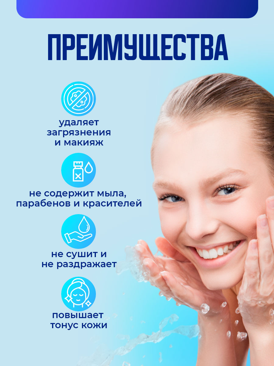 Минеральный Гель для умывания 150мл