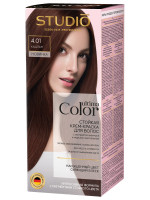 Ultima Color Стойкая Крем-краска для волос, тон 4.01 каштан