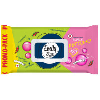 Салфетки влажные Bubble Fresh Выгодно 120шт с крышкой